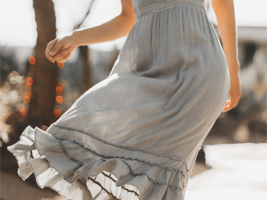 Circle-skirt Dress