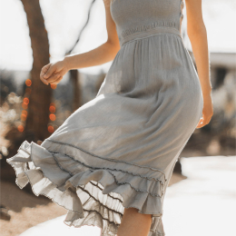 Circle-skirt Dress